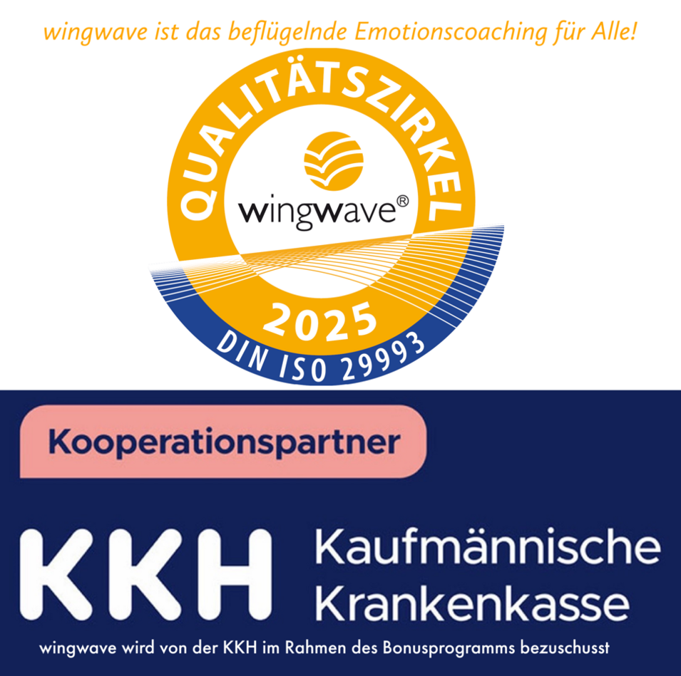 wingwave Qualitätssiegel und KKH Kooperationspartner